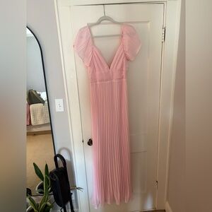 Lulu's Pink Maxi Dress